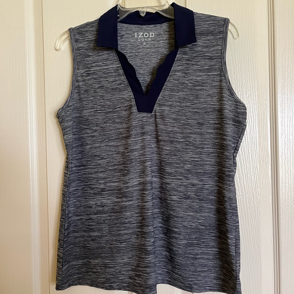 Izod Golf Top Navy Medium